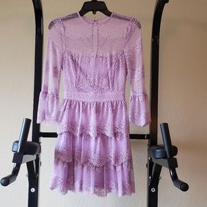 BEBE 00 Purple Dress